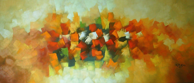 abstracto Óleo Lienzo Otros