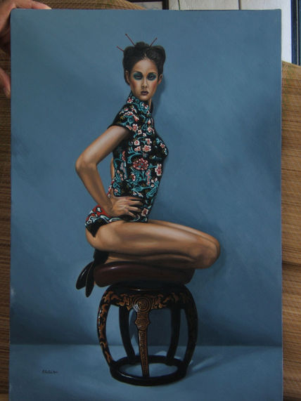 Pose oriental II