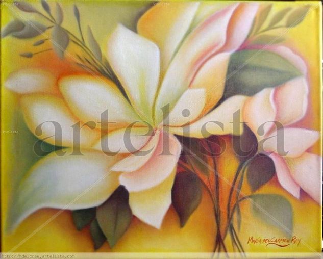 Primavera Oil Canvas Floral Painting