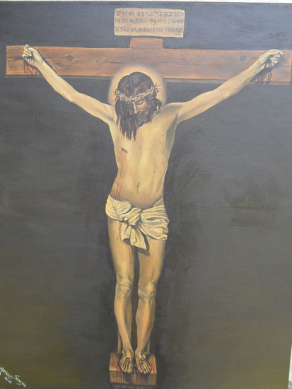 Cristo Oil Canvas Portrait