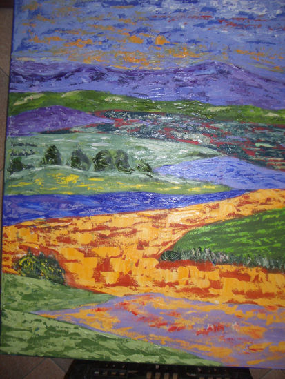 baix emporda colores Oil Canvas Landscaping