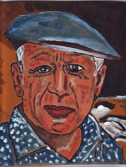 Maestro Picasso Oil Panel Portrait