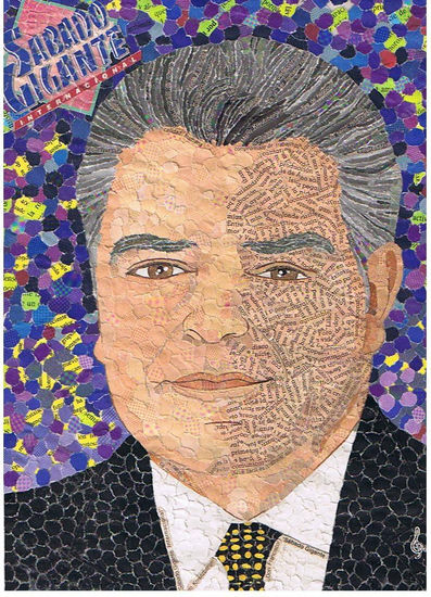 Don Francisco de Sabado Gigante Paper Portrait