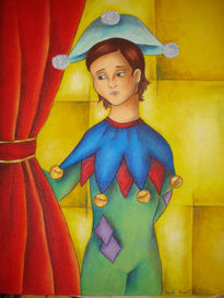 Niño arlequin