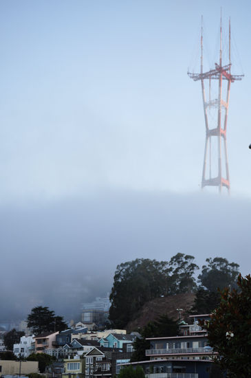 Clouds and Antenna 