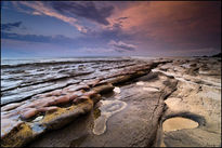 Ondas en las rocas