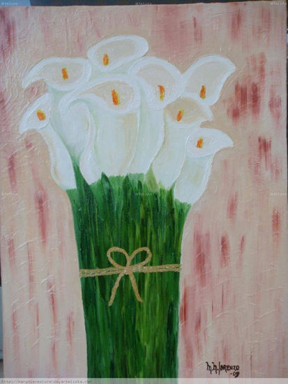 Calas Oil Canvas Floral Painting