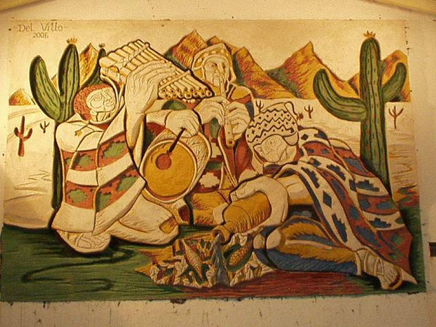 La Ceremonia de la Pachamama Óleo Lienzo