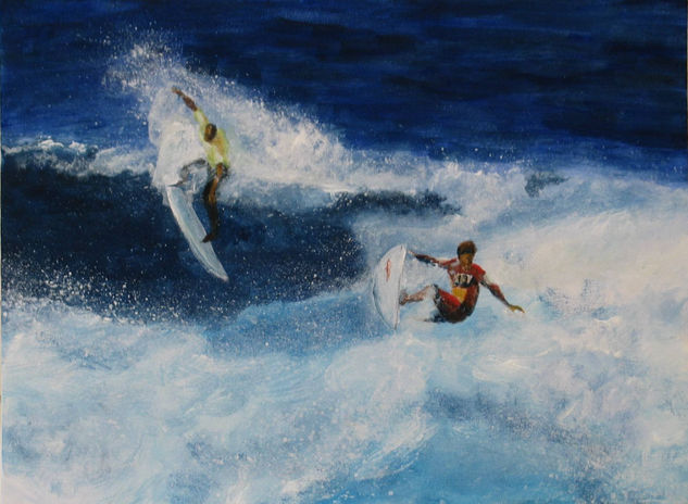 surf Acrylic Canvas Sports