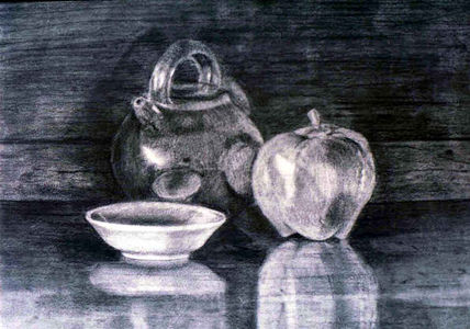 Bodegon en porcelana