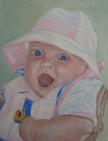 Sofia Oil Canvas Portrait