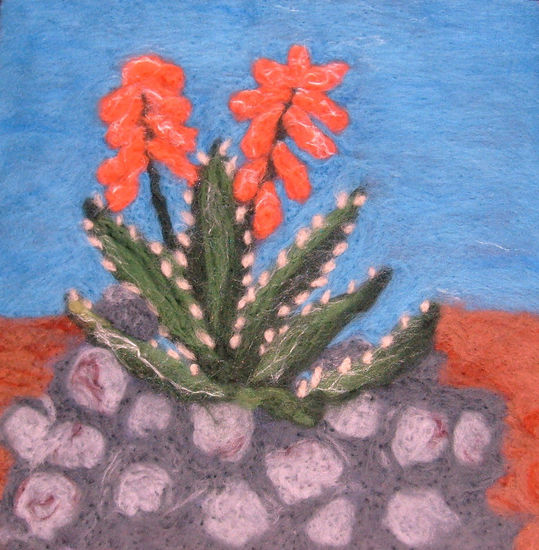 ALOE IN FIORE Others Canvas Floral Painting