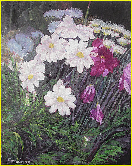 flores Oil Canvas Still Life Paintings