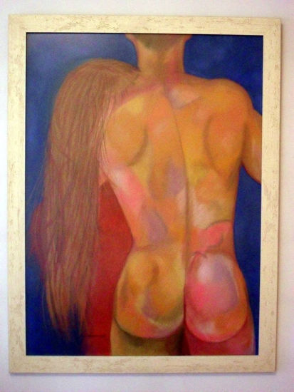 DOS Pastel Paper Figure Painting