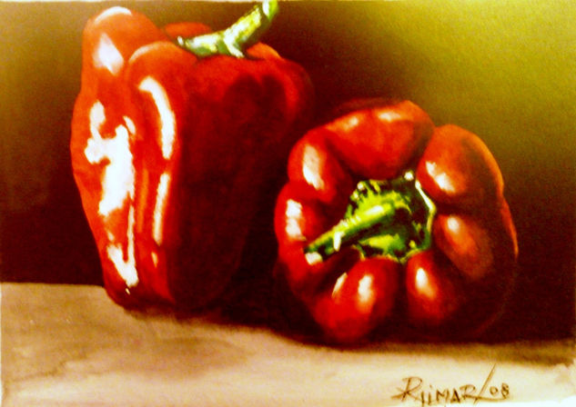 PIMIENTOS Watercolour Paper Still Life Paintings