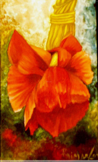 Soledad 4 Oil Canvas Floral Painting