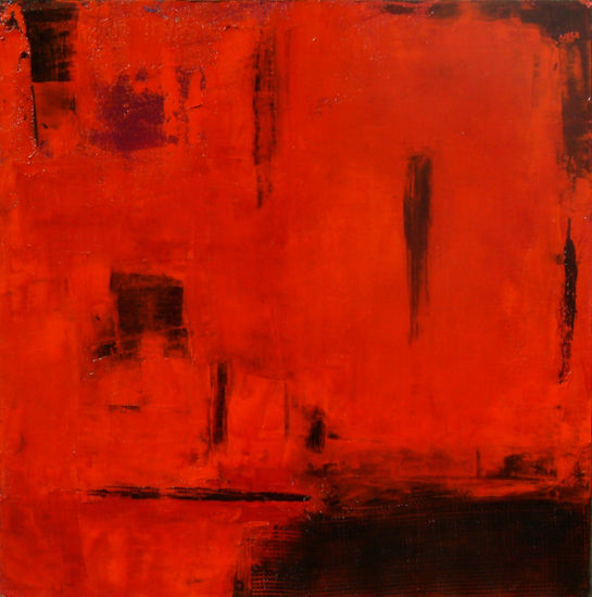 METROPOLI ROJA II Oil Canvas Landscaping