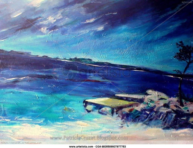PAISAJE AZUL