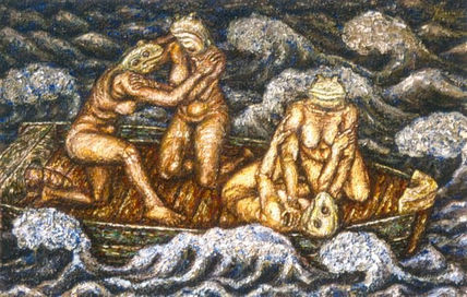 Pelea en la barca