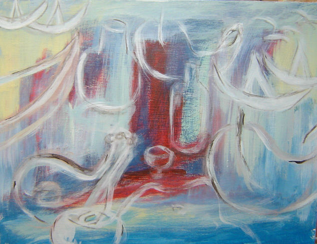 Festa no mar 26 Media Mixta Lienzo Paisaje