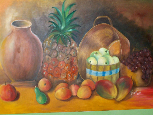 S/t Oil Canvas Still Life Paintings