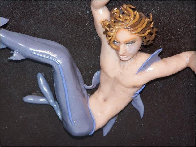 Triton escualo Cerámica Figurativa