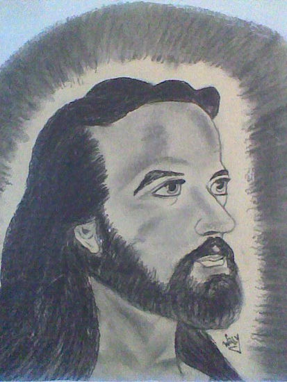 JESUS Charcoal