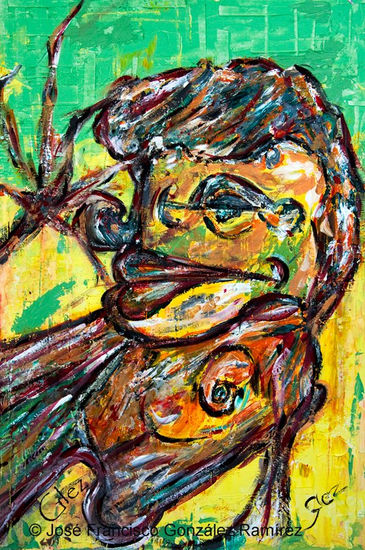 RETRATO INTERIOR (Internal Portrait) serie MASCARA (Mask Series) Acrylic Canvas Others