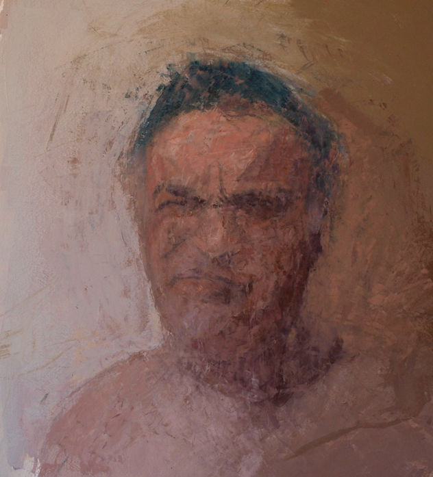 Autorretrato con el gesto torcido