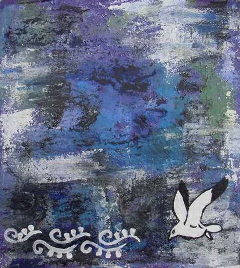 Gaviotas II Acrylic Canvas Animals