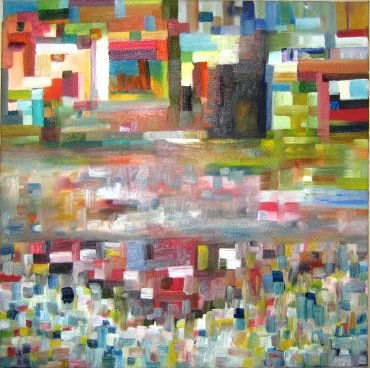 ciudad Oil Canvas Landscaping