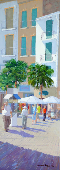 Plaza del Carbón (Málaga) Oil Canvas Landscaping