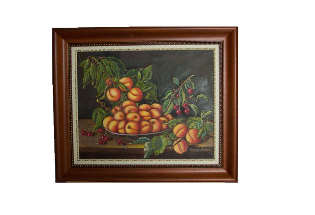 Melocotones y cerezas