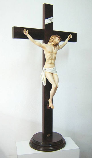 Crucificción. Cerámica Figurativa