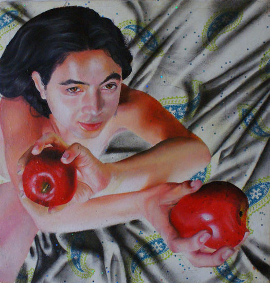 la opcion (IN)correcta Oil Canvas Figure Painting