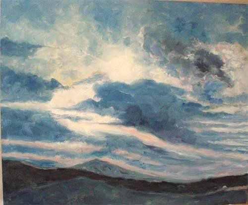 Pico de San Pedro (Colmenar Viejo - Madrid) Oil Canvas Landscaping