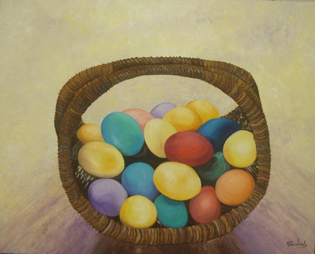 Huevos de Pascua Oil Canvas Landscaping