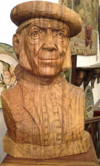 El Bandolero Zamarrillas Wood Figurative