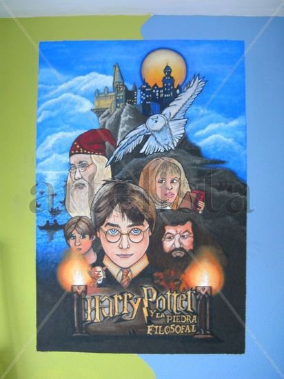 HARRY POTTER Y LA PIEDRA FILOSOFAL Óleo Otros Retrato