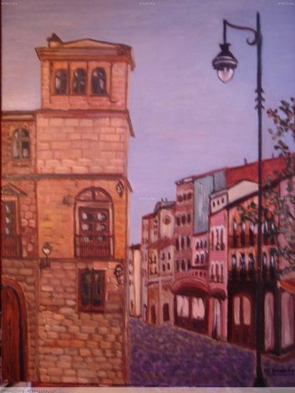 Calle Ancha de León Oil Canvas Landscaping