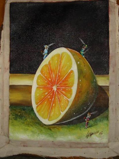 fruta Óleo Lienzo