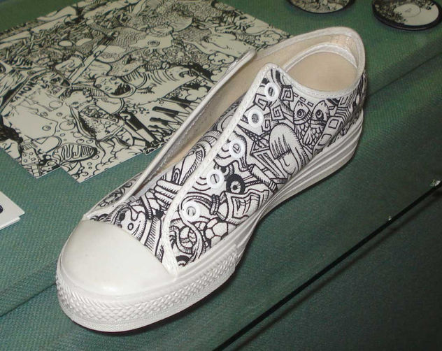 zapatos desbordes