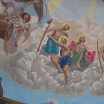 Pintura Mural en Cúpula del Santuario del Señor de Locumba (130 metros cuadrados, 10 metros de altura) thumbnail 1