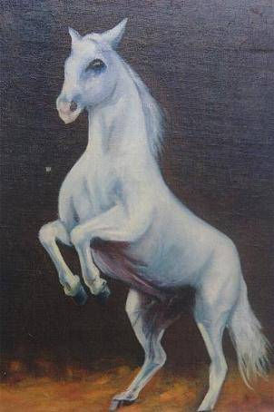 CABALLO Oil Canvas Animals