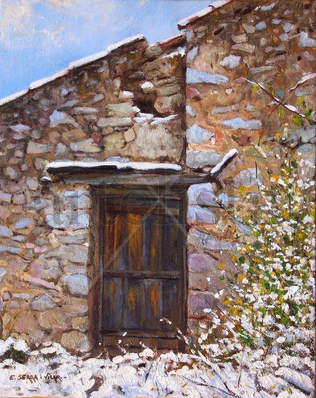 Niene en la puerta / Snow in the door.