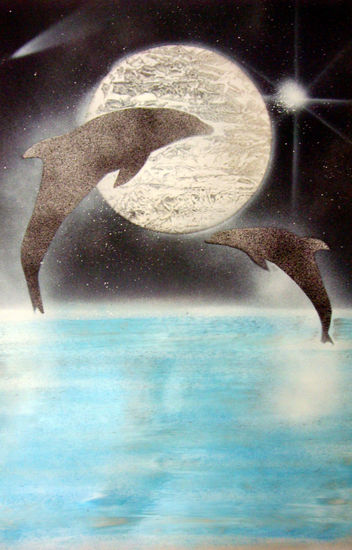 Dolphins Others Canvas Animals