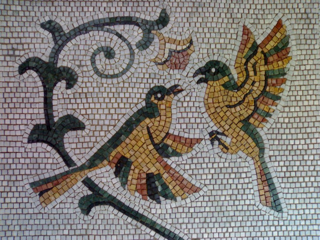 pajaros, mosaicos 