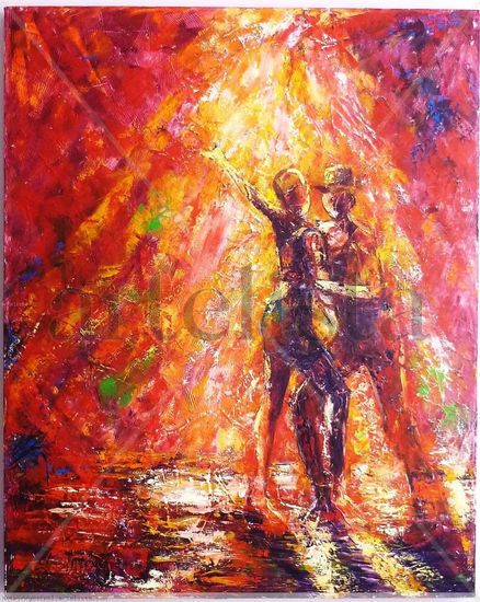 PASO A PASO Oil Canvas Figure Painting