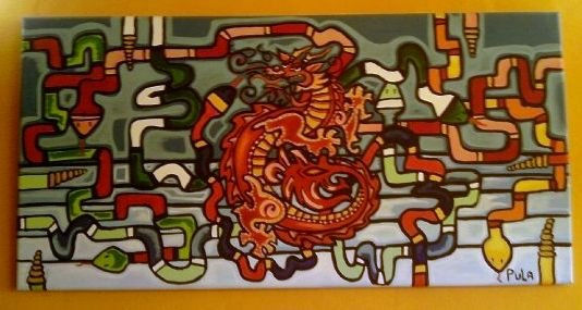 dragon y serpiente