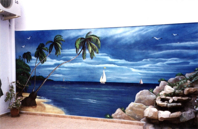 MAR pintura en pared de terraza Acrylic Others Landscaping